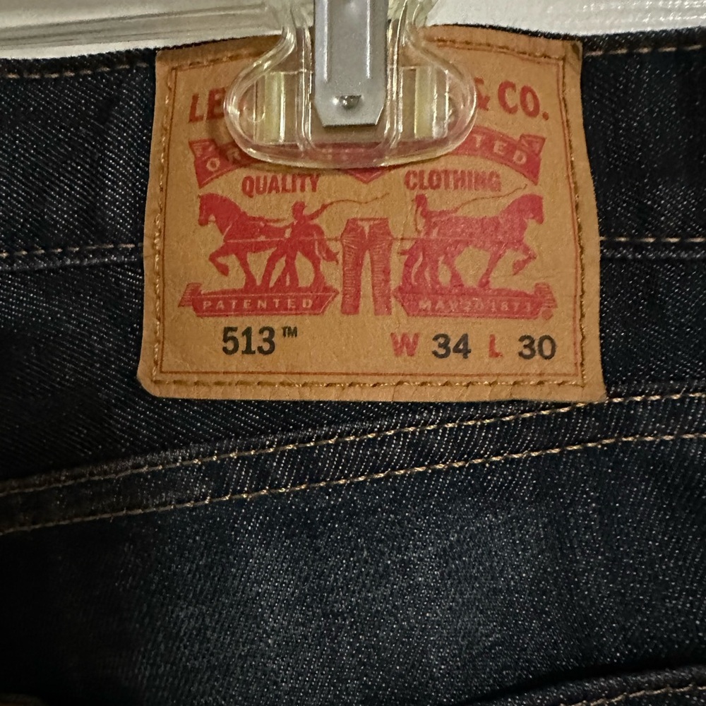 Men's Dark Blue Jeans - Picture 4 of 4